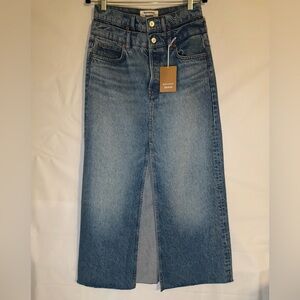 Reformation Women’s Blue Denim Maxi Skirt, Size 26
NWT